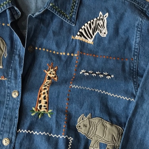 New Directions Plus Jean Shirt. Sz. 2X - Picture 5 of 6